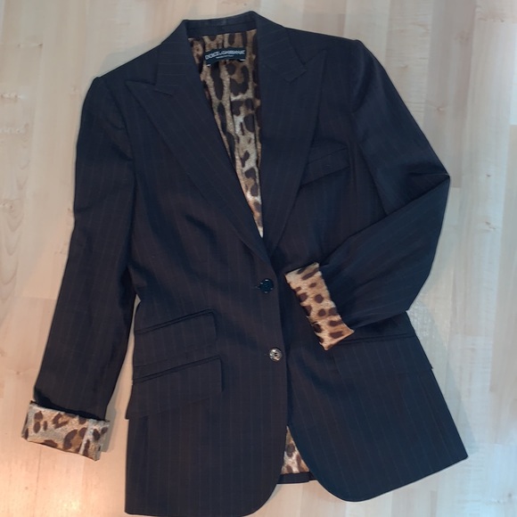 HOST ✅🥳 DOLCE & GABBANA Pinstripe Fitted Blazer - Picture 2 of 16